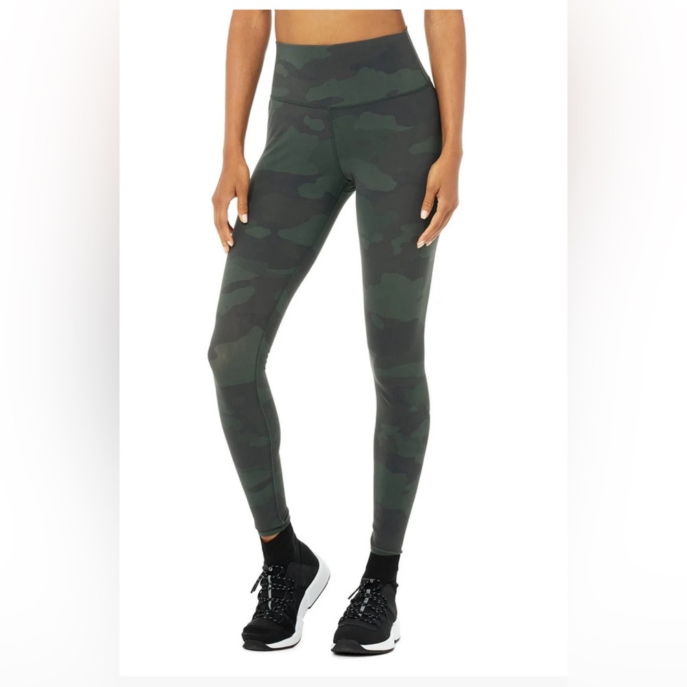 ALO green Army full length leggings- SM